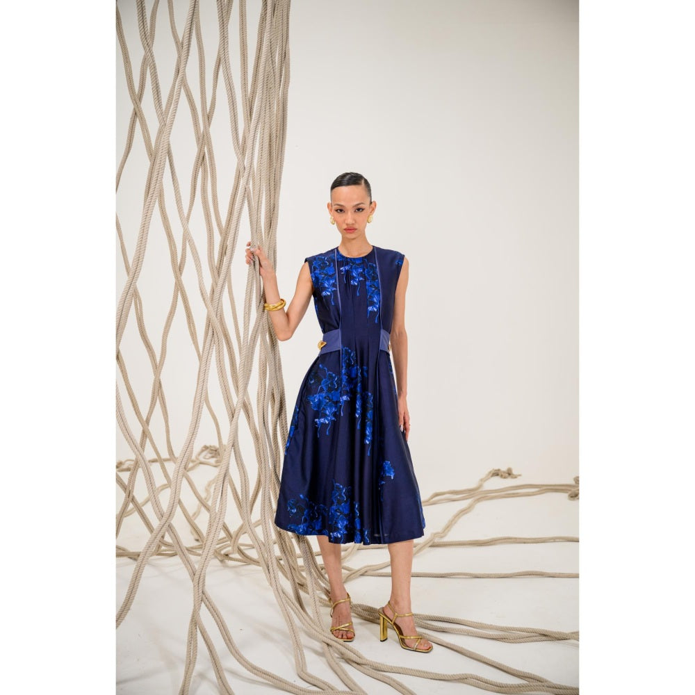 The Dramebaaz Company Niloufar Adjustable Midi Dress