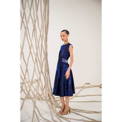 The Dramebaaz Company Niloufar Adjustable Midi Dress