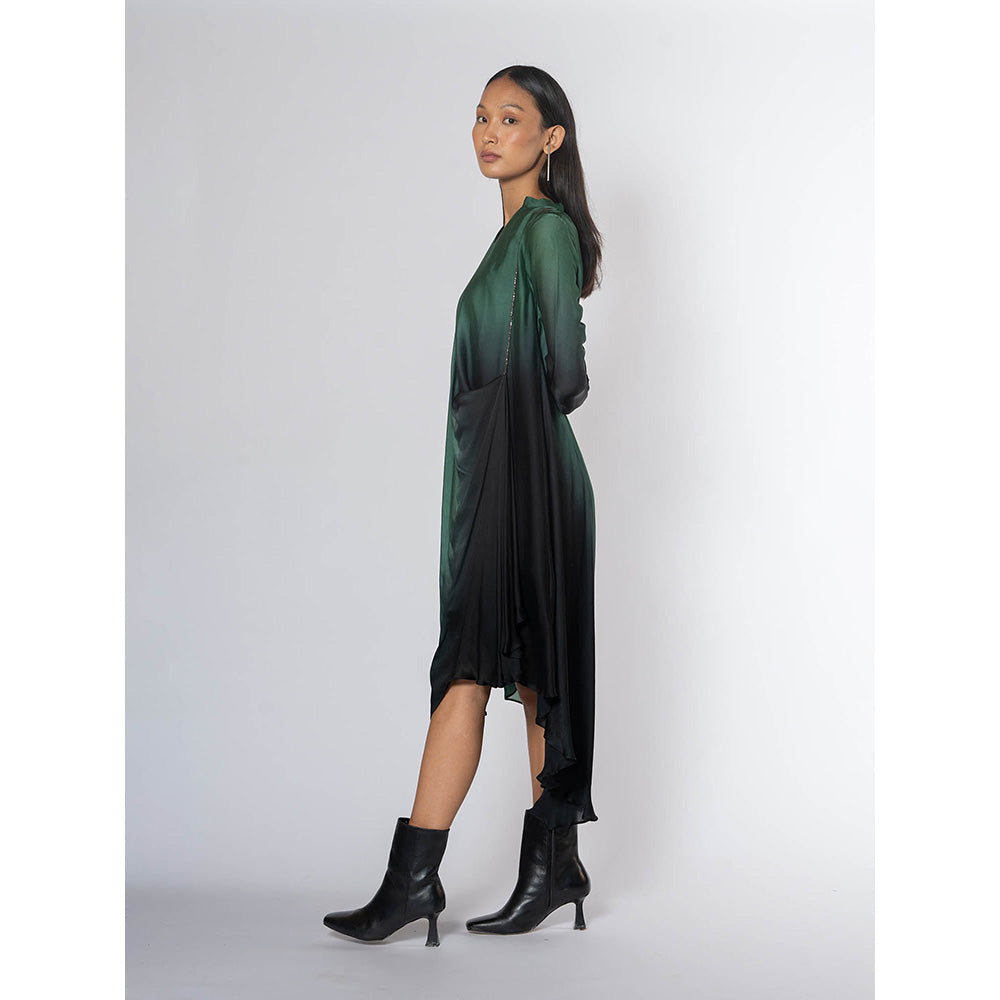 The Burnt Toast Green Midi Dress