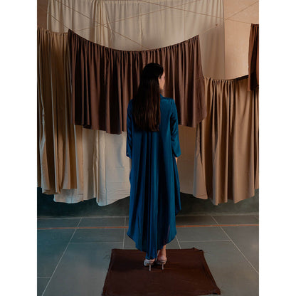 The Burnt Toast Blue Midi Dress