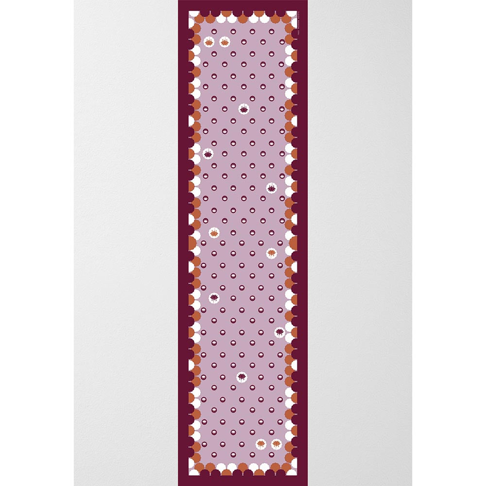 Thee Modern Roots Women Lotus Drift Silk Stole Mauve