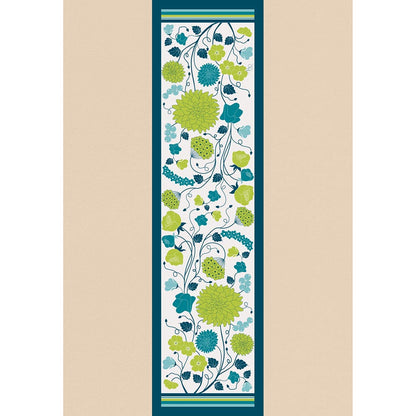 Thee Modern Roots Women Emerald Ivy Silk Stole Green