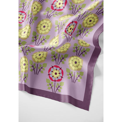 Thee Modern Roots Women Blooming Beauty Silk Stole Mauve