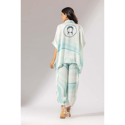 Thee Modern Roots Sika Satin Silk Boxy Shirt