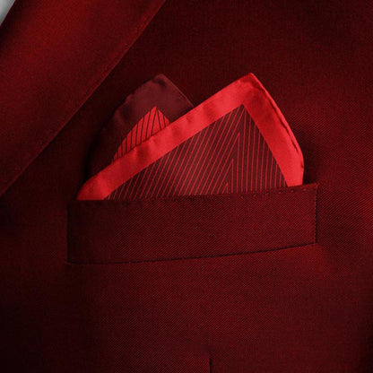 Thee Modern Roots Phoenix Flames Silk Pocket Square