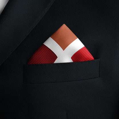 Thee Modern Roots Phoenix Flames Silk Pocket Square