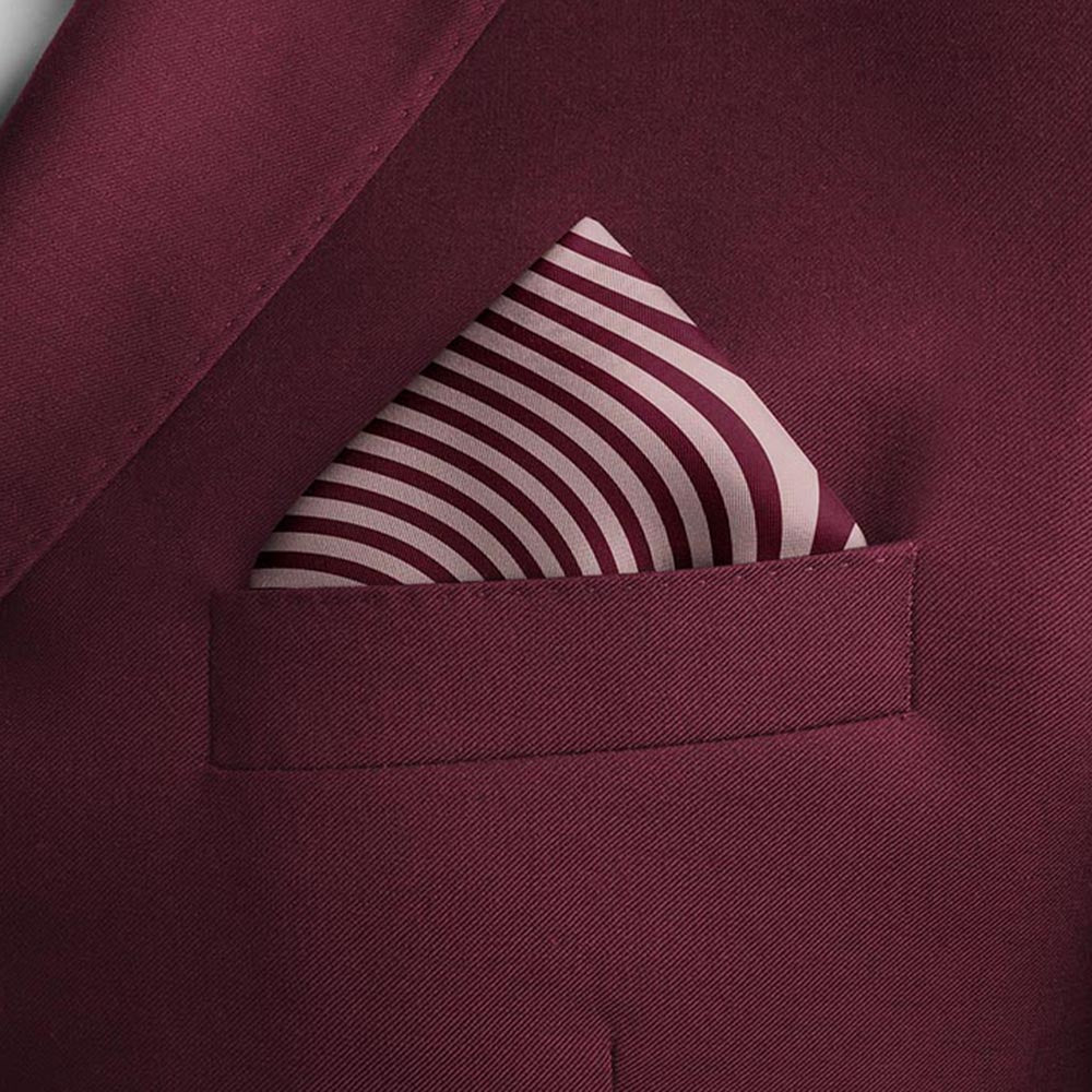 Thee Modern Roots Illusionary Echoes Silk Pocket Square