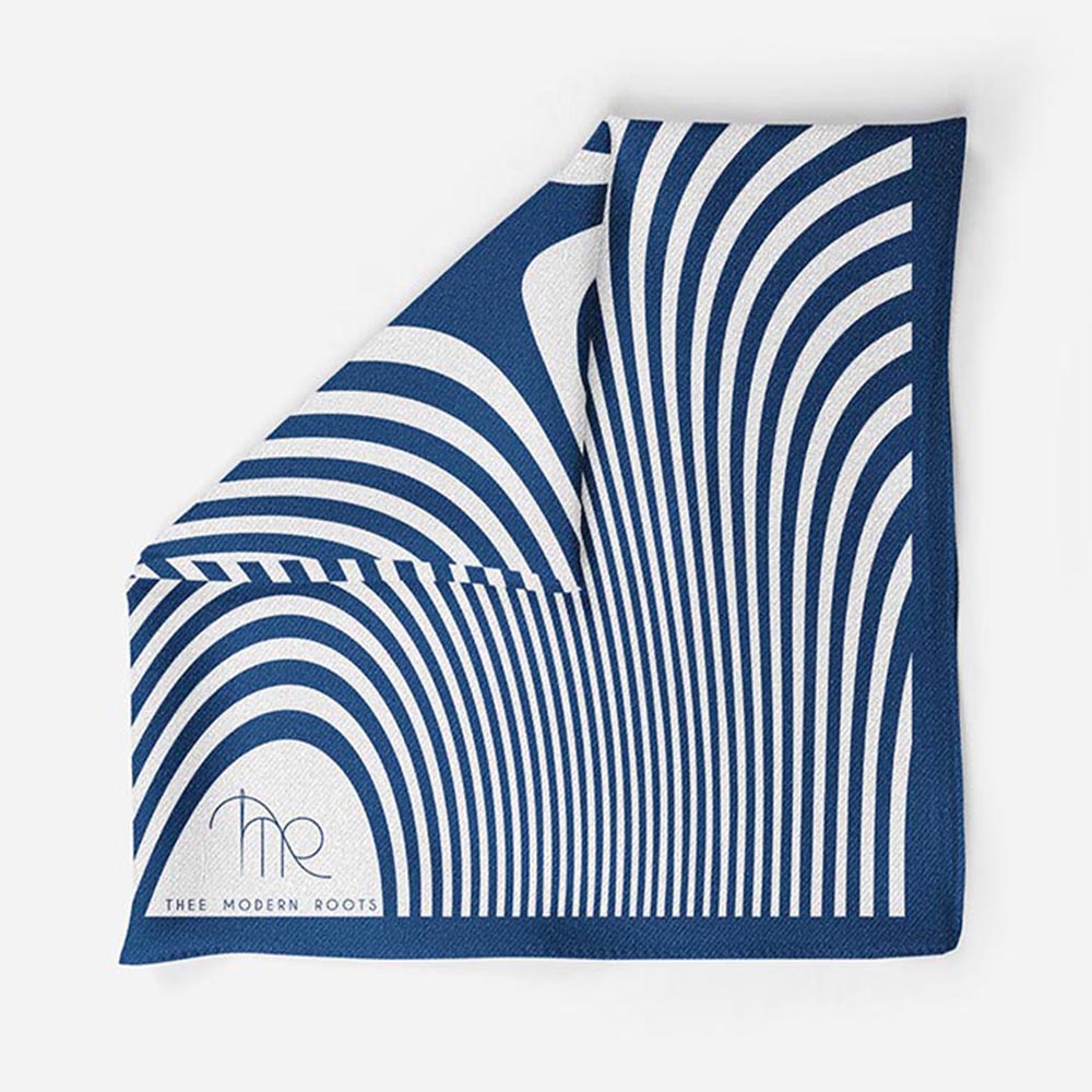 Thee Modern Roots Illusory Magic Silk Pocket Square