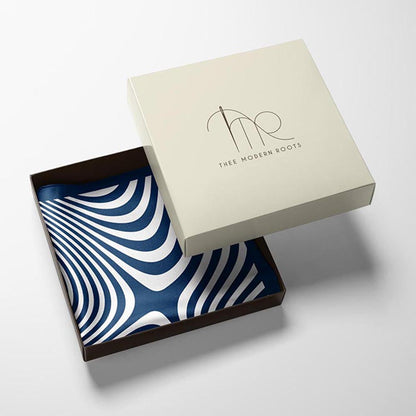 Thee Modern Roots Illusory Magic Silk Pocket Square