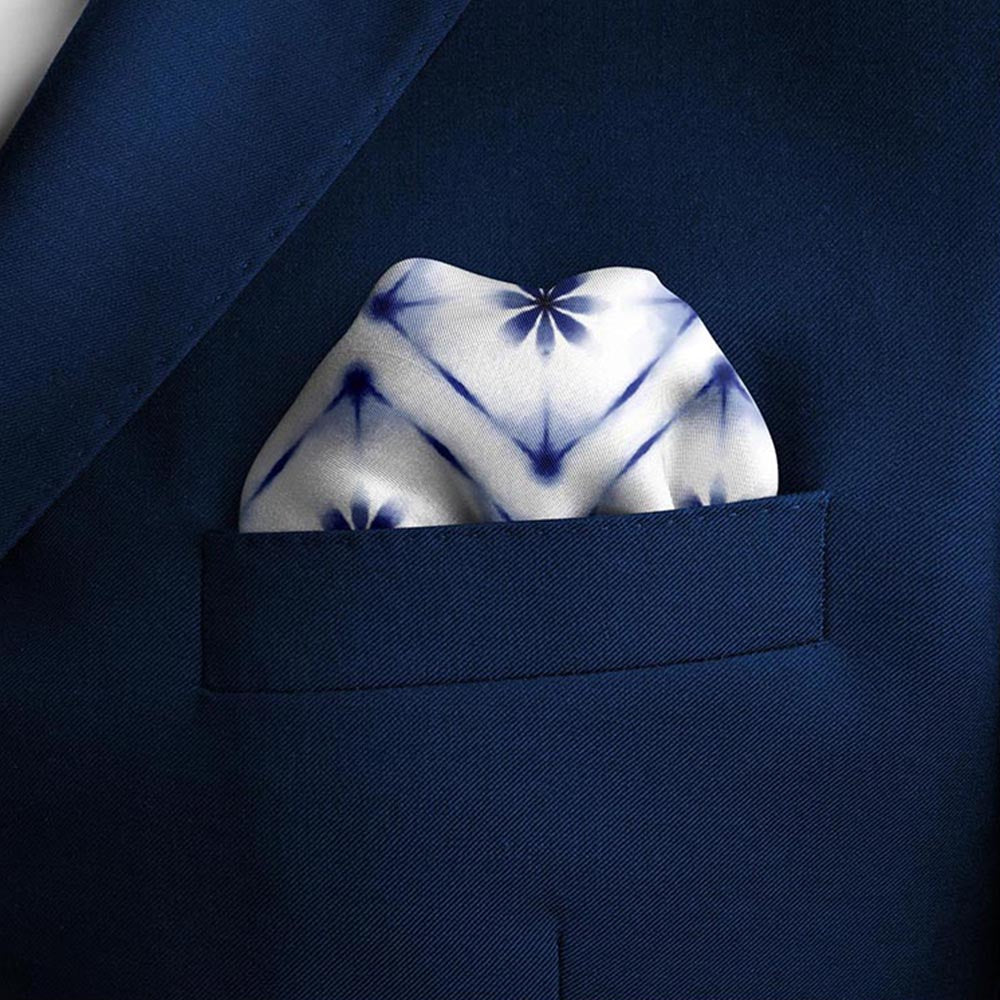 Thee Modern Roots Psychedelic Dreams Silk Pocket Square