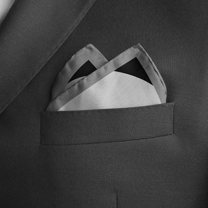 Thee Modern Roots Concentric Charm Silk Pocket Square