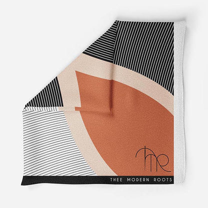 Thee Modern Roots Blackout Illusion Silk Pocket Square