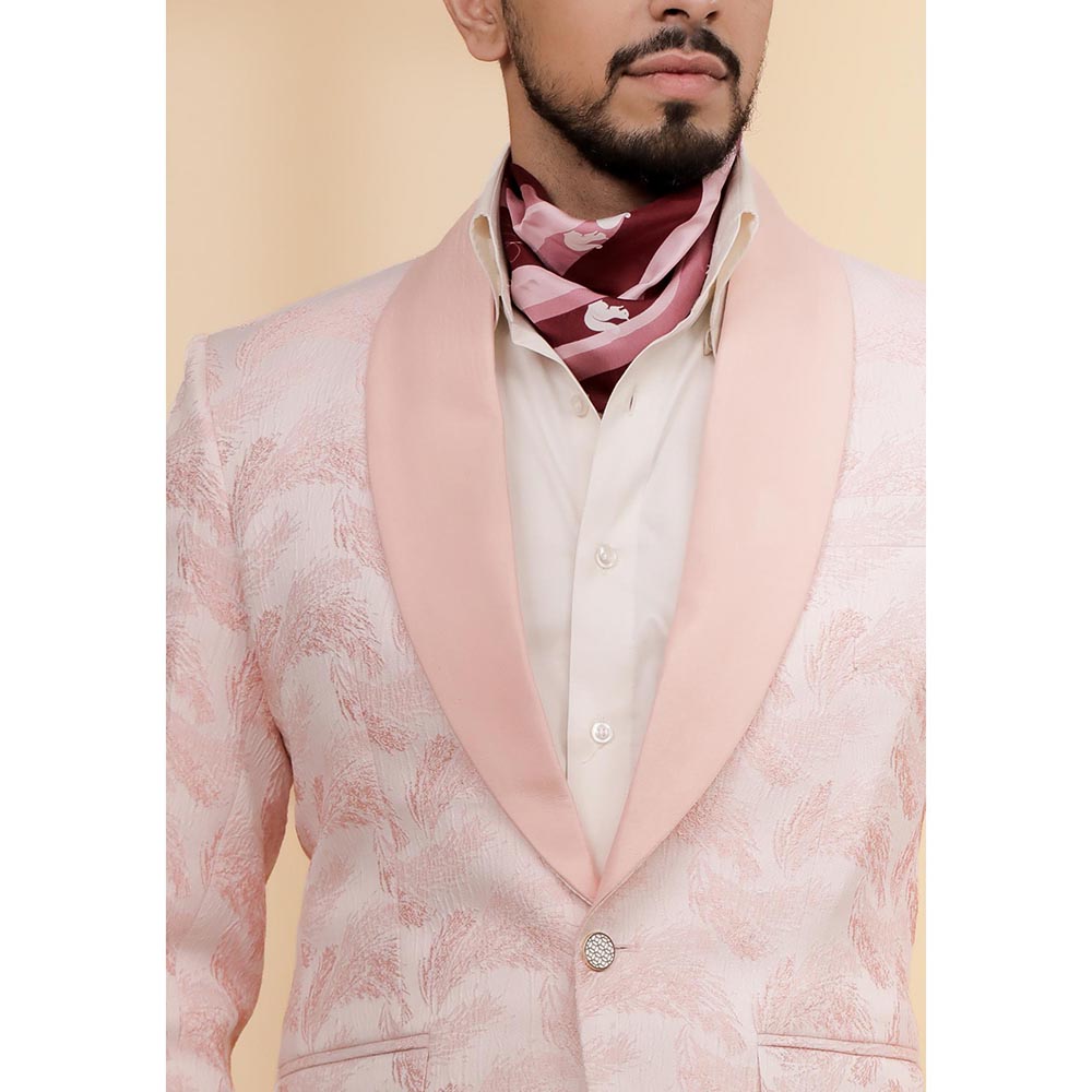 Thee Modern Roots Squirrelly Stripes Silk Pocket Square