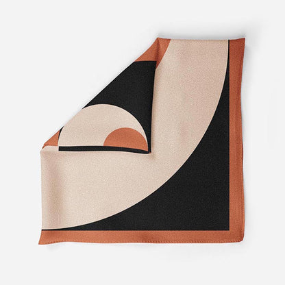 Thee Modern Roots Shadow Play Silk Pocket Square
