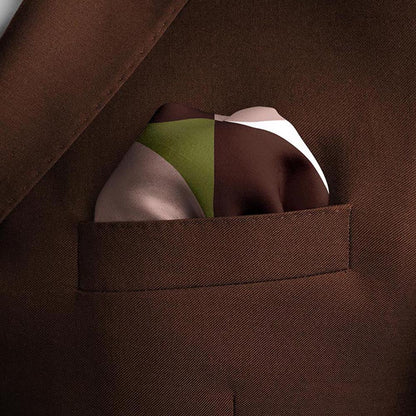 Thee Modern Roots Autumn Hues Silk Pocket Square