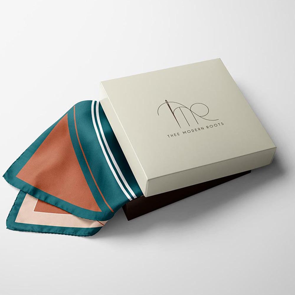 Thee Modern Roots Refined Simplicity Silk Pocket Square