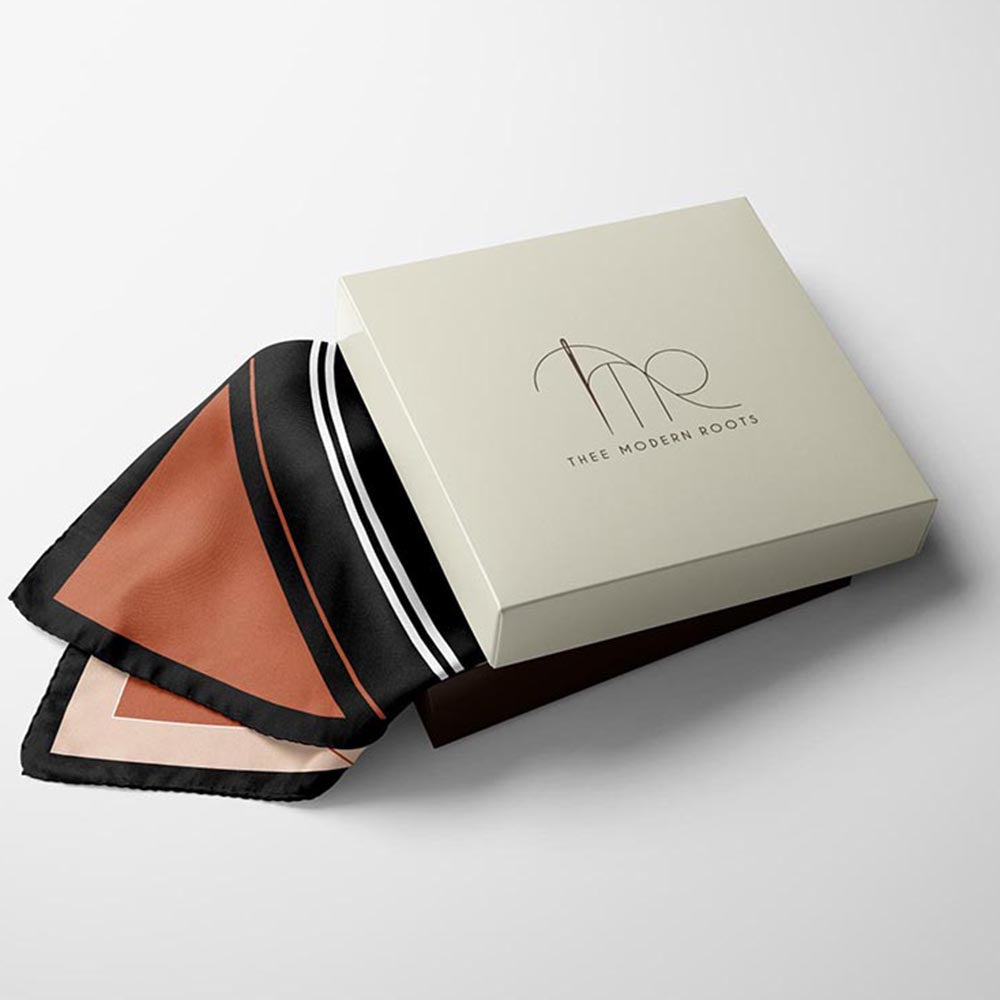 Thee Modern Roots Modern Classic Silk Pocket Square