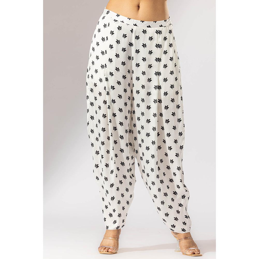 Thee Modern Roots White Humming Bird Boxy Co-Ord (Set of 2)