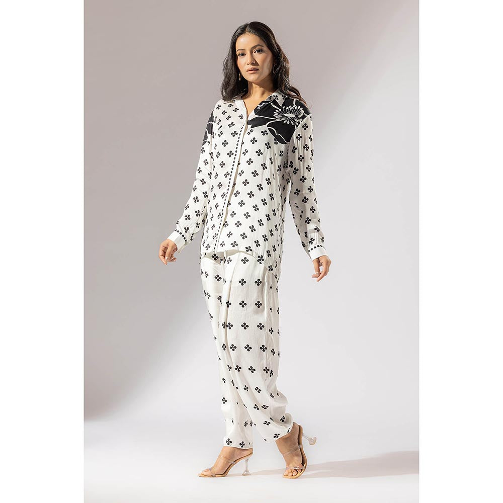 Thee Modern Roots Bloom Printed Co-Ord (Set of 2)