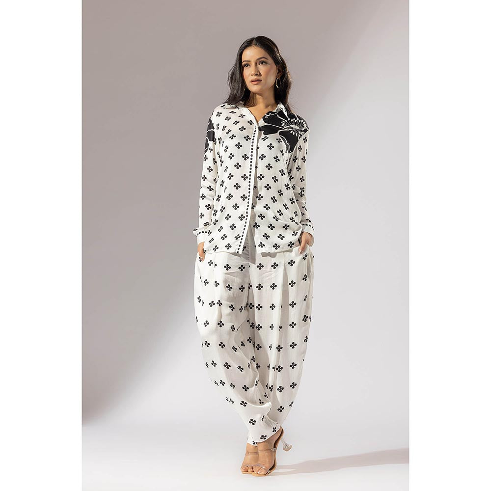 Thee Modern Roots Bloom Printed Co-Ord (Set of 2)