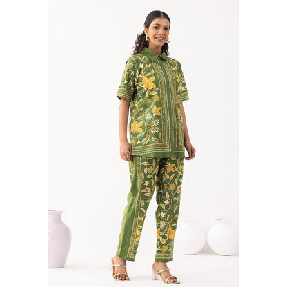 Thee Modern Roots Mystic Forest Green Shirt