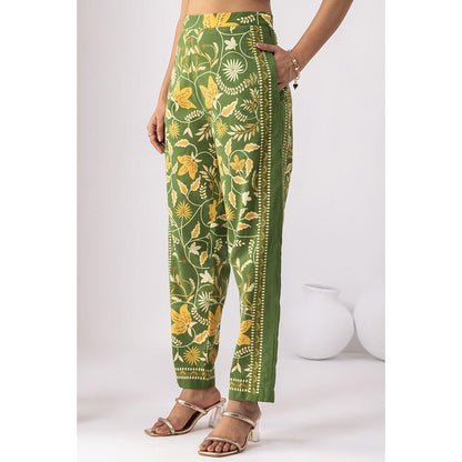 Thee Modern Roots Forest Green Co-Ord (Set of 2)