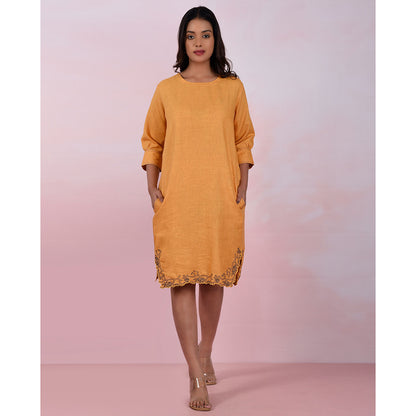 The House of Hemp Women Hemp and Lyocell Amber Mousse Dress