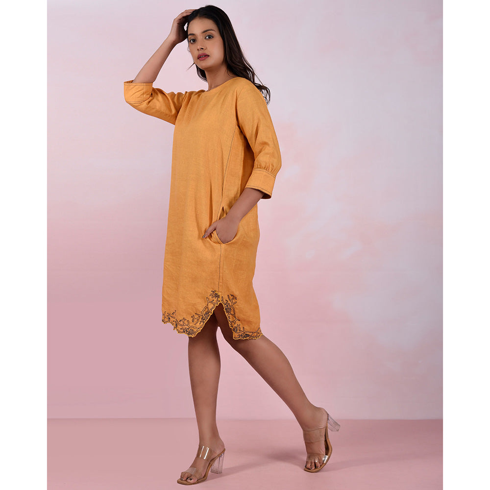 The House of Hemp Women Hemp and Lyocell Amber Mousse Dress