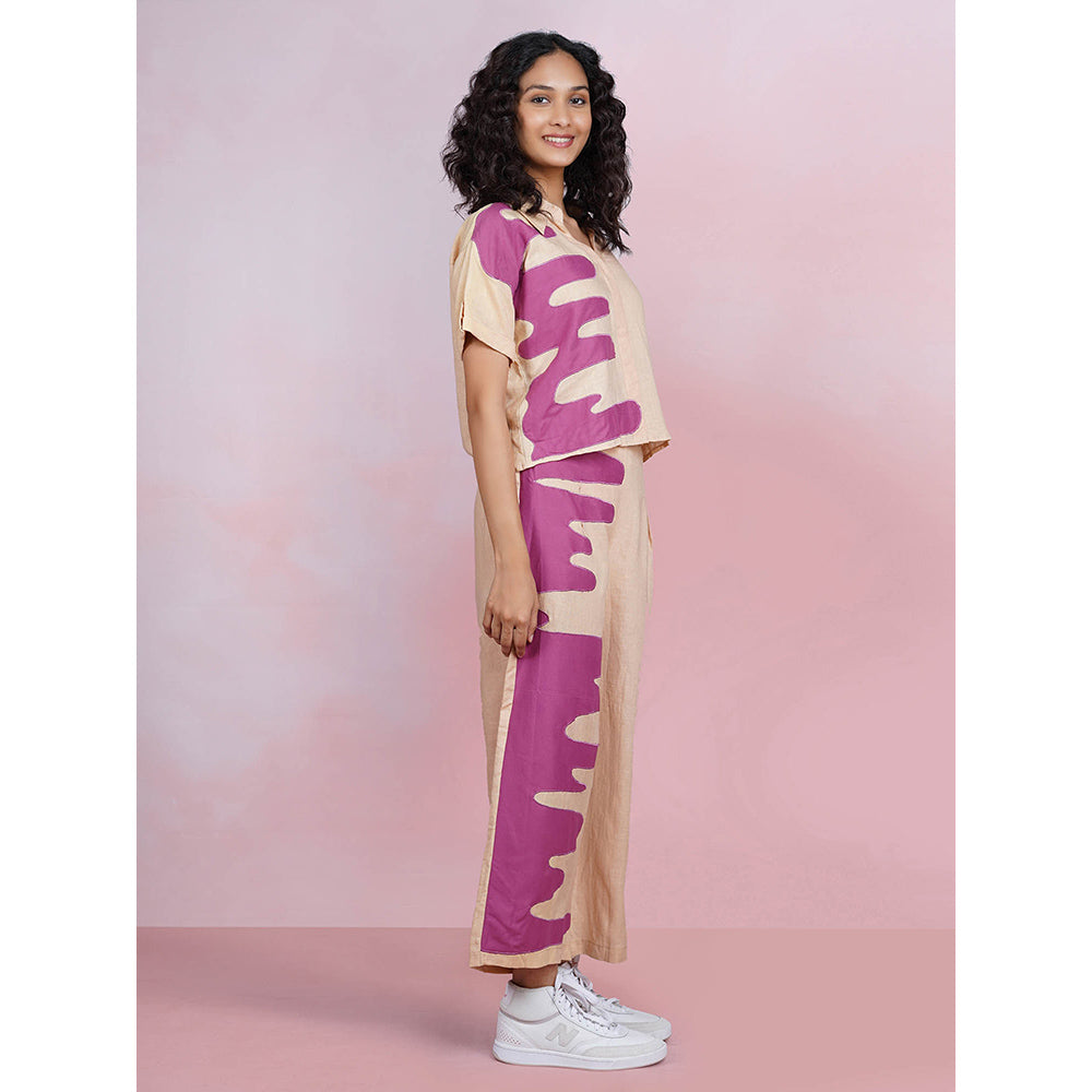 The House of Hemp Dune Wave Beige Co-Ord (Set of 2)