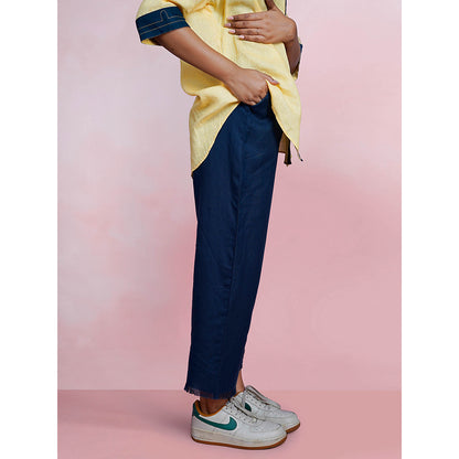 The House of Hemp Sunbeam Pac-Man Yellow Shirt with Pant (Set of 2)
