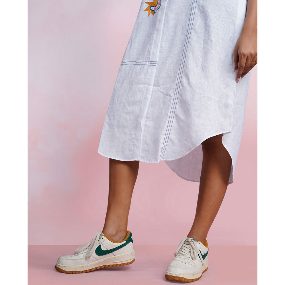 The House of Hemp Calm Cloud Shirt Dress