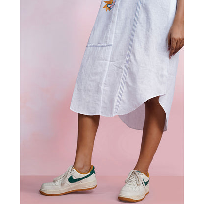 The House of Hemp Calm Cloud Shirt Dress