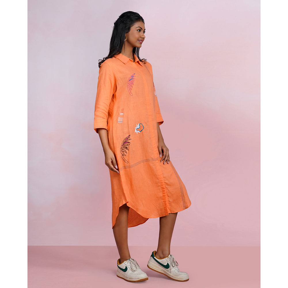 The House of Hemp Amber Ease Shirt Dress