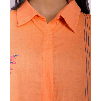 The House of Hemp Amber Ease Shirt Dress