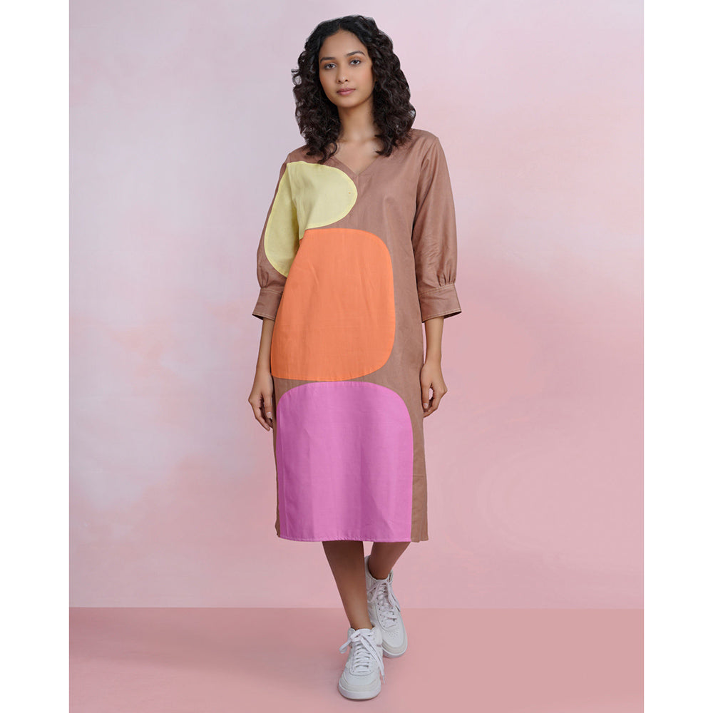 The House of Hemp Viola Sand Dress