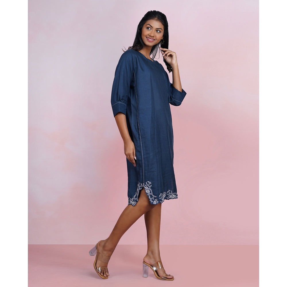 The House of Hemp Midnight Weave Dress
