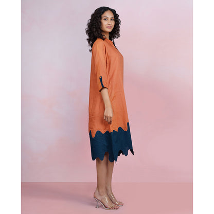 The House of Hemp Multi-Color Tide Crest Dress