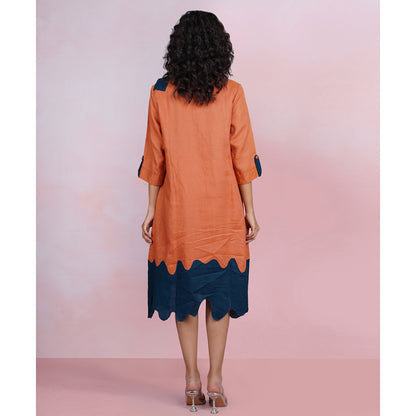 The House of Hemp Multi-Color Tide Crest Dress