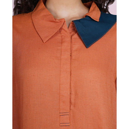 The House of Hemp Multi-Color Tide Crest Dress