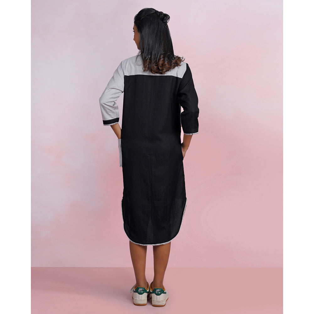 The House of Hemp Graphite Aura Shirt Dress