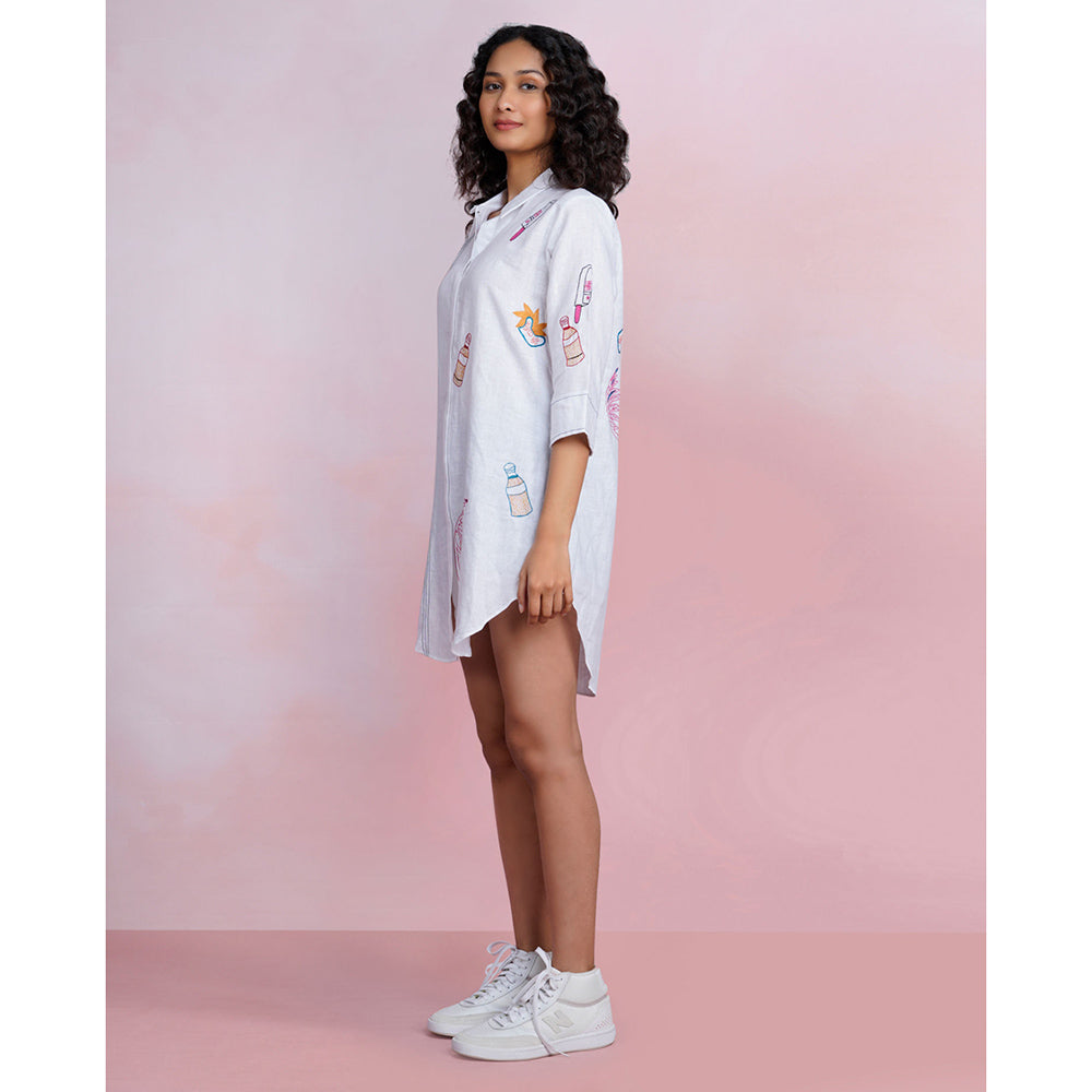 The House of Hemp Cloud Ease Embroidered Shirt