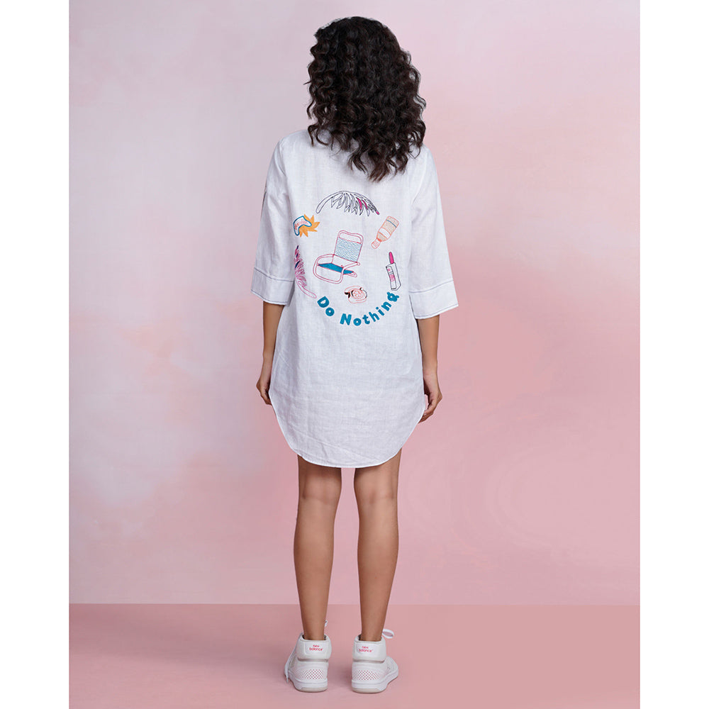 The House of Hemp Cloud Ease Embroidered Shirt
