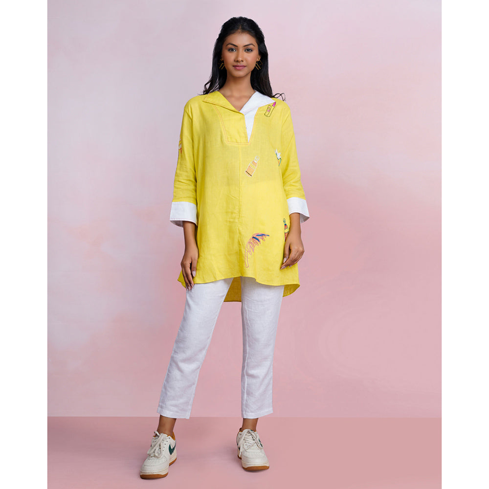The House of Hemp Lazy Dawn Embroidered Shirt