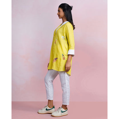 The House of Hemp Lazy Dawn Embroidered Shirt