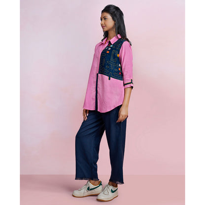 The House of Hemp Pixel Quest Embroidered Shirt