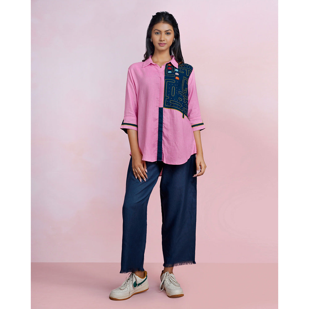 The House of Hemp Pixel Quest Embroidered Shirt