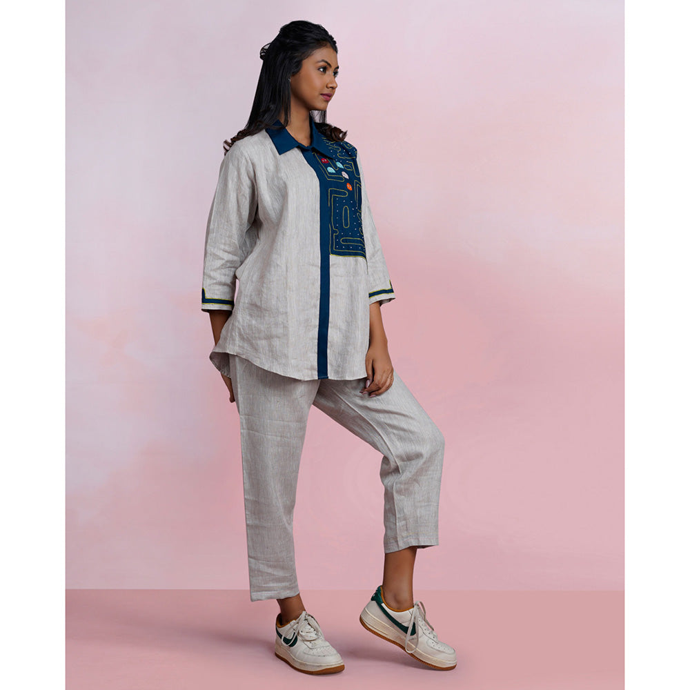 The House of Hemp Arcade Drift Embroidered Shirt