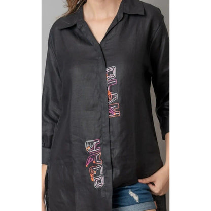 The House of Hemp Black Blah Blah Shirt