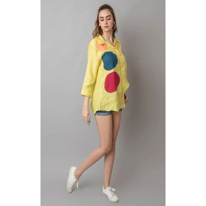 The House of Hemp Yellow Moca Shirt