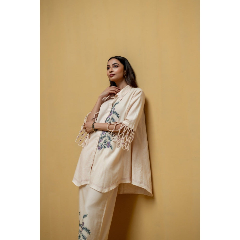The House of Hemp Ivory Gulnar Co-Ord Set